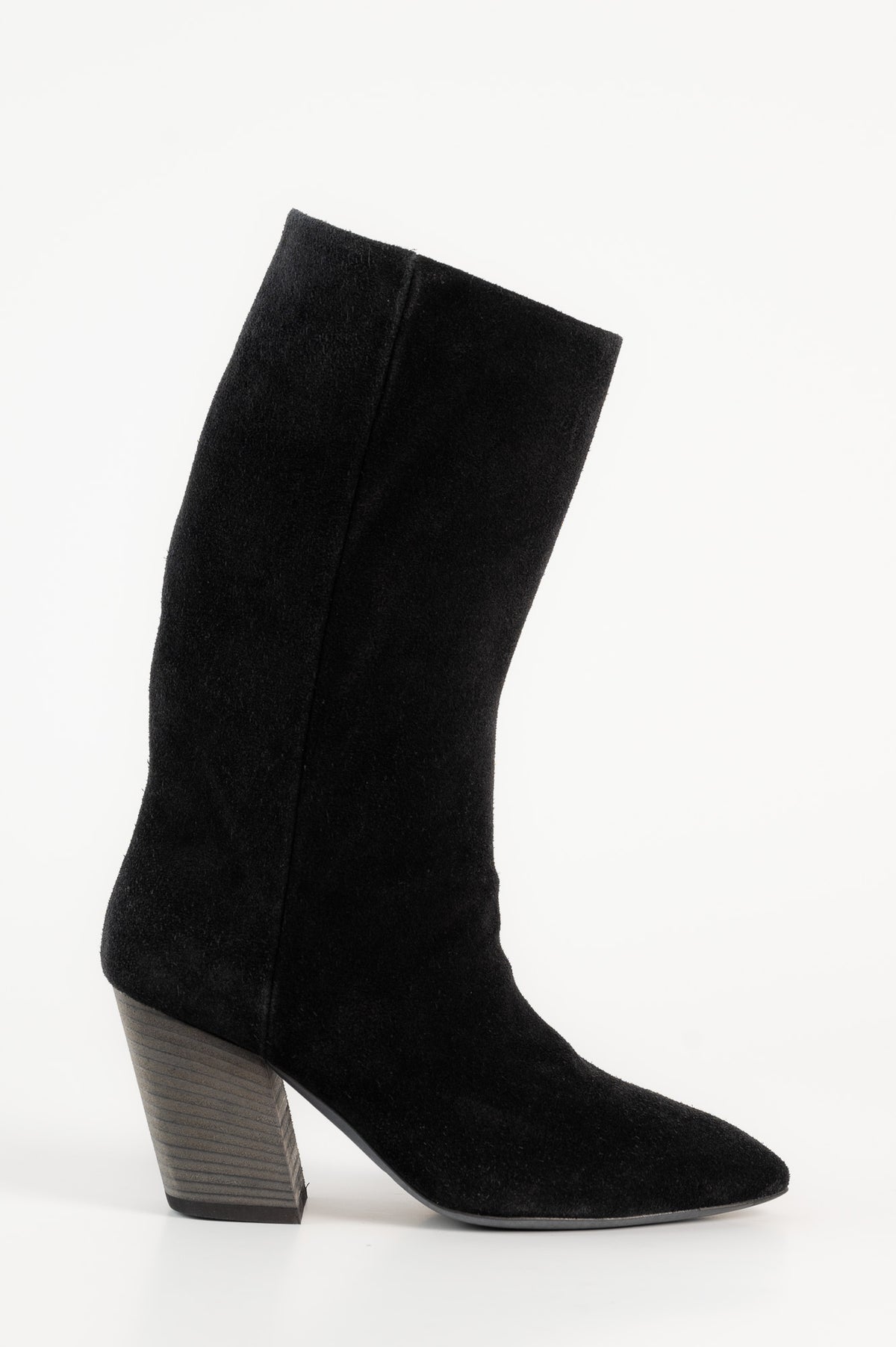 Mid-High Boot Sevre | Antracite Black Suede