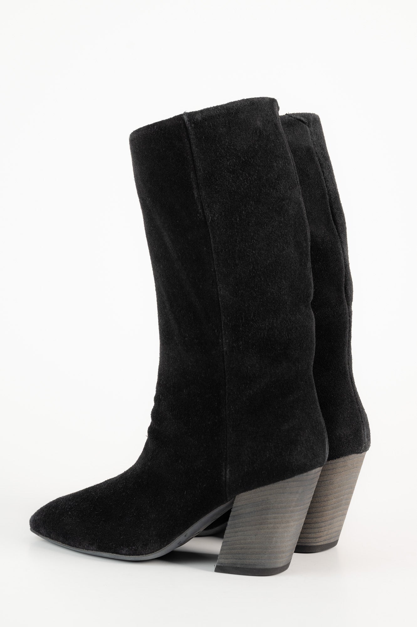 Mid-High Boot Sevre | Antracite Black Suede