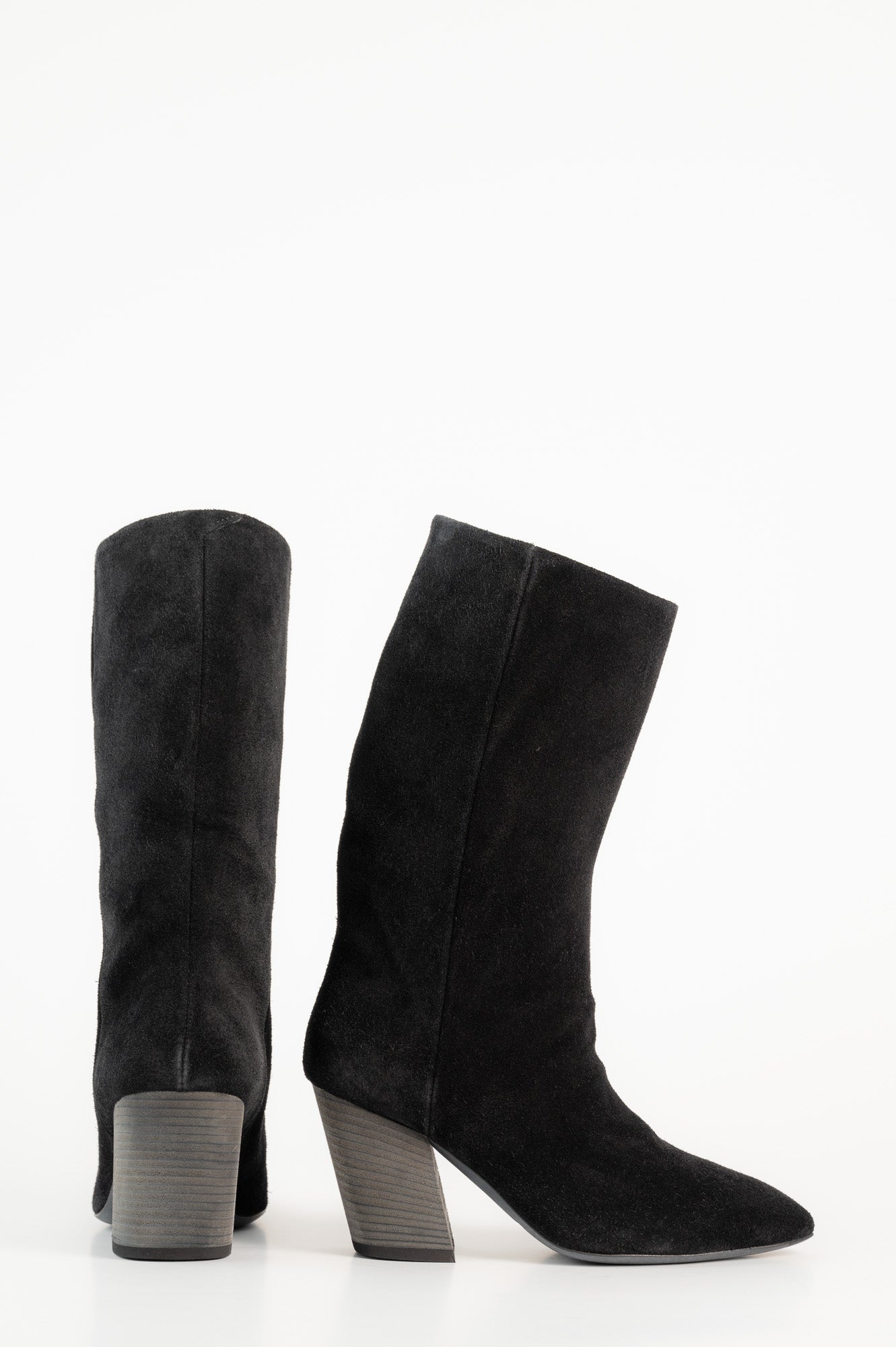 Mid-High Boot Sevre | Antracite Black Suede