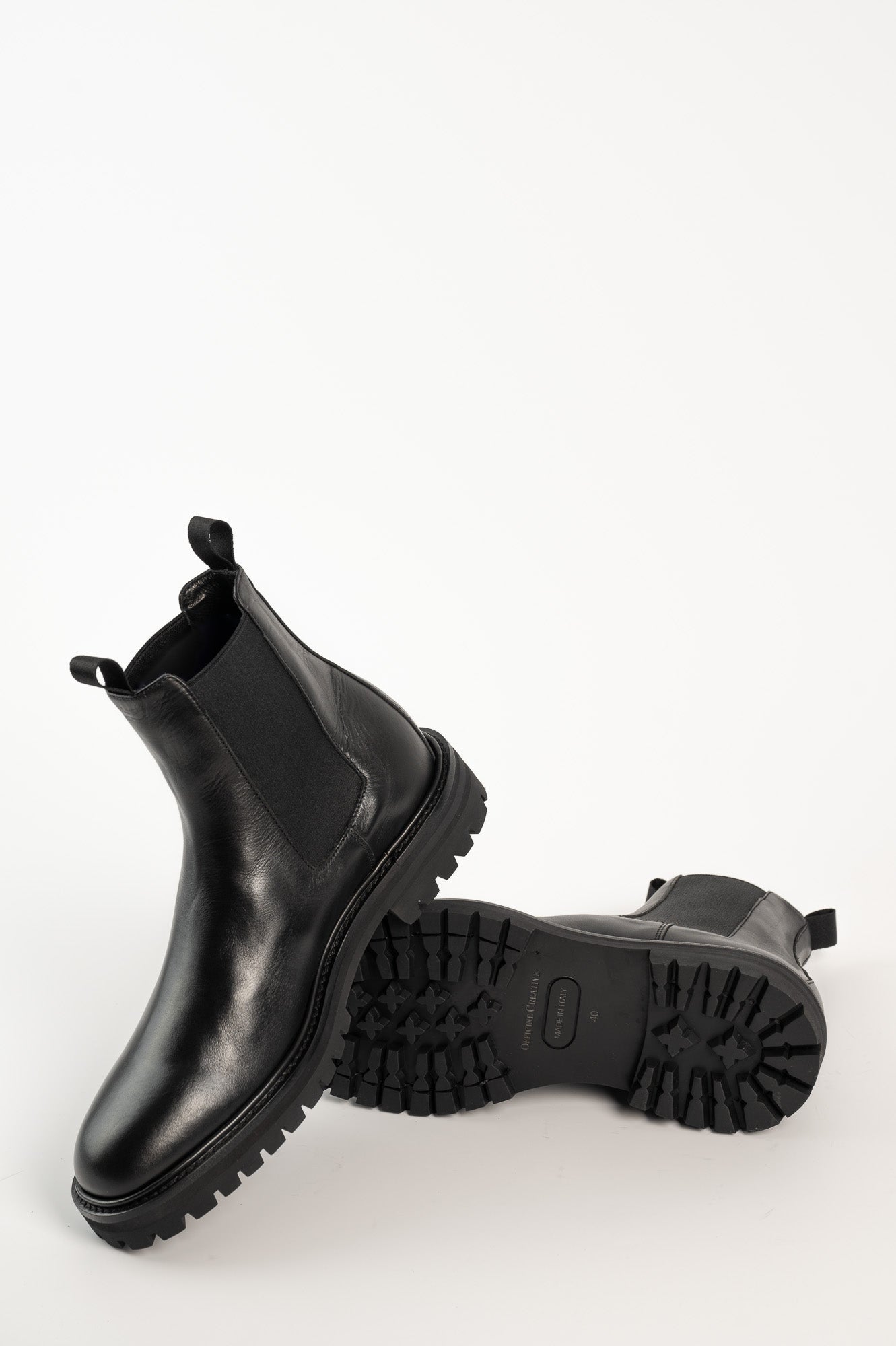 Men's Chelsea Boot Joss | Black Calf Leather