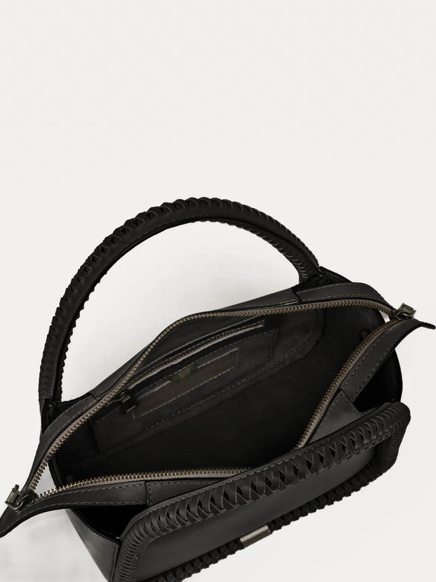 Handbag Cabala | Black Saddle Leather