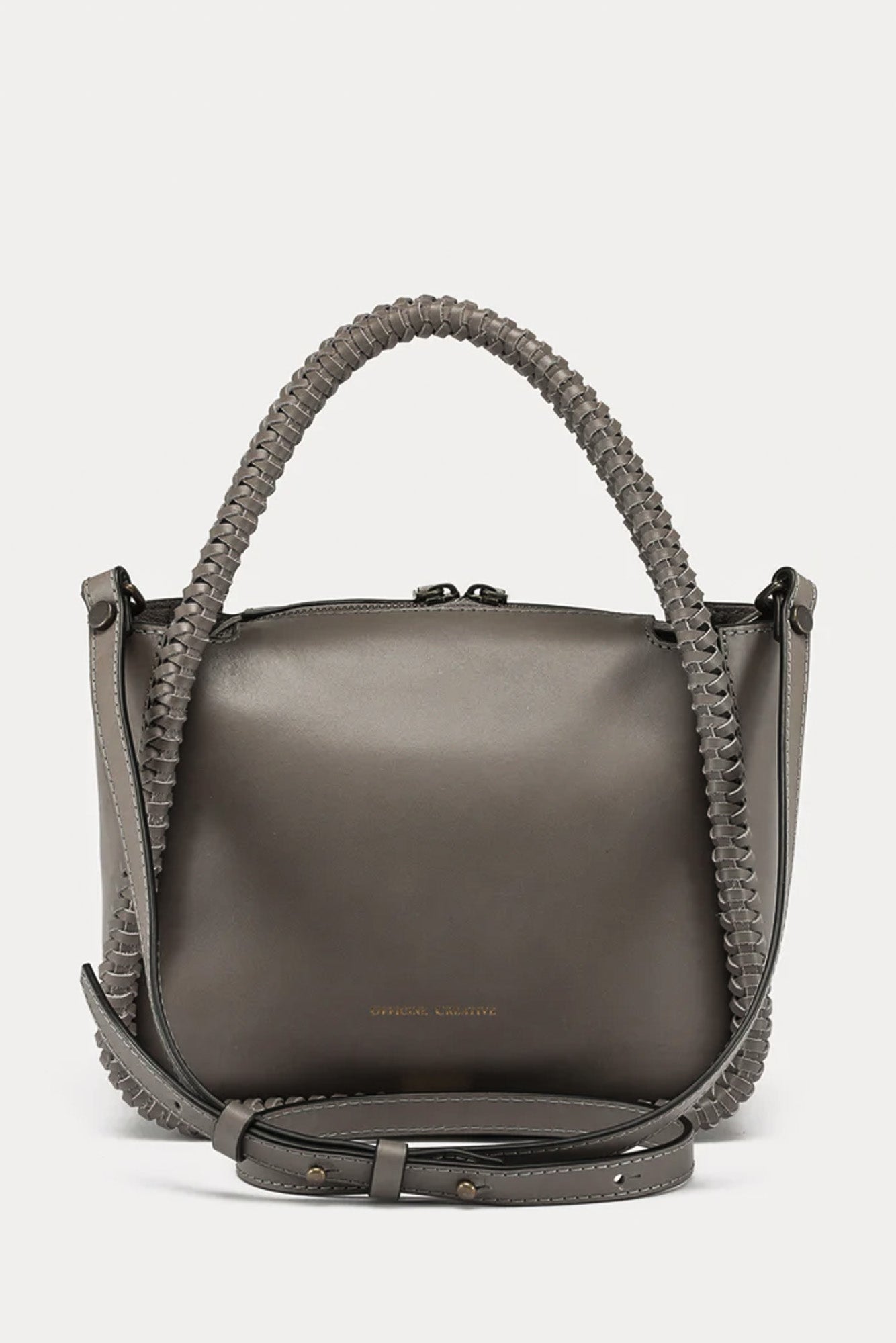 Handbag Cabala | Grey Saddle Leather
