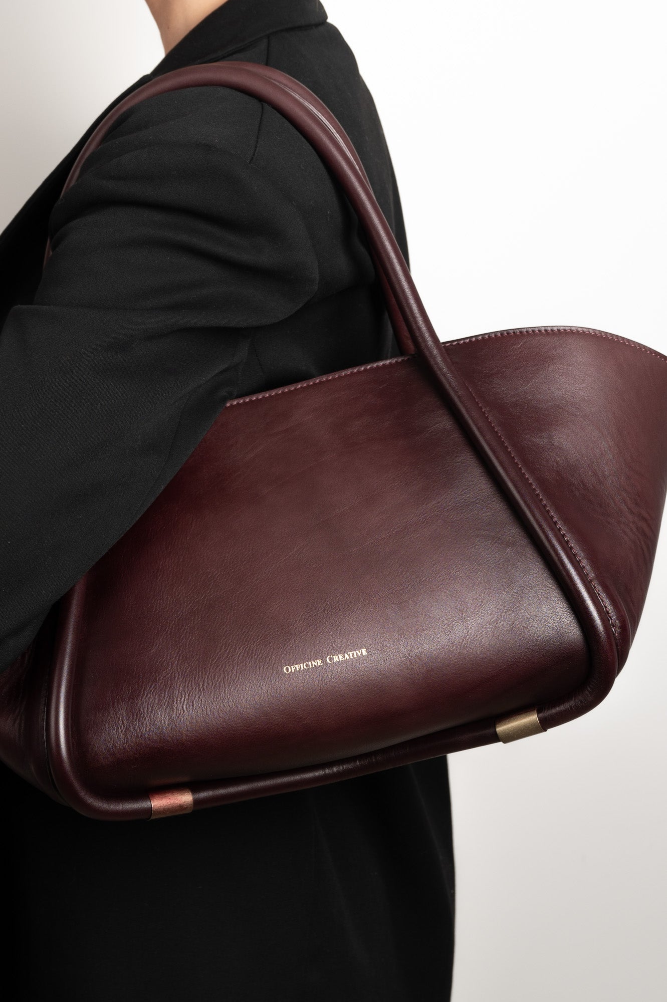 Shoulder Bag Cabala | Burgundy Saddle Leather