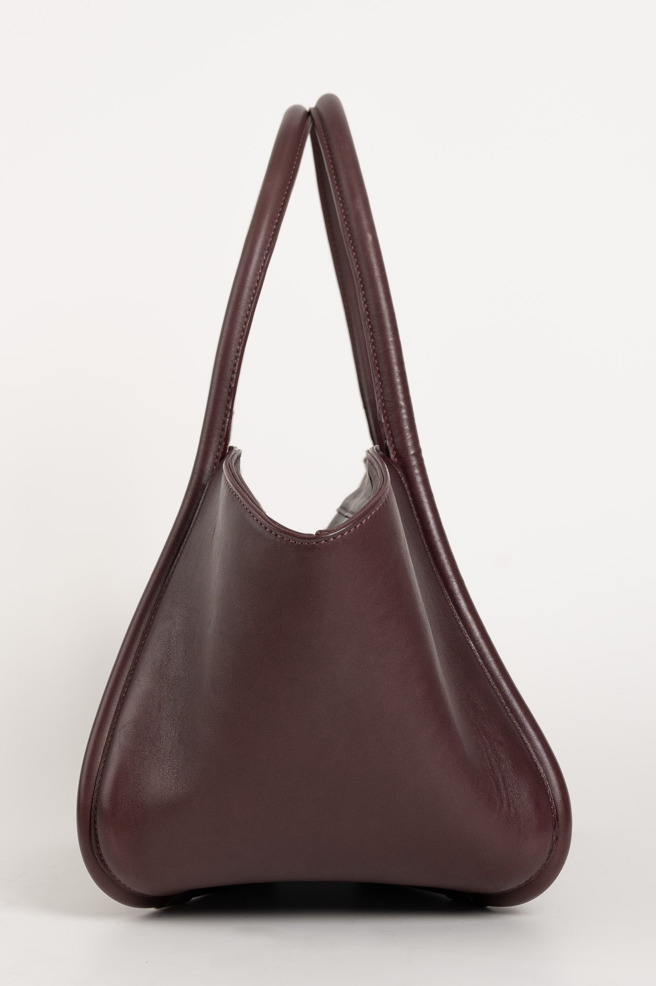 Shoulder Bag Cabala | Burgundy Saddle Leather