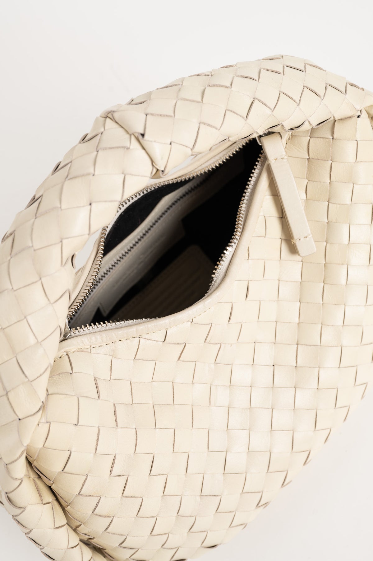 Braided Bolina Small | Buttery White Leather