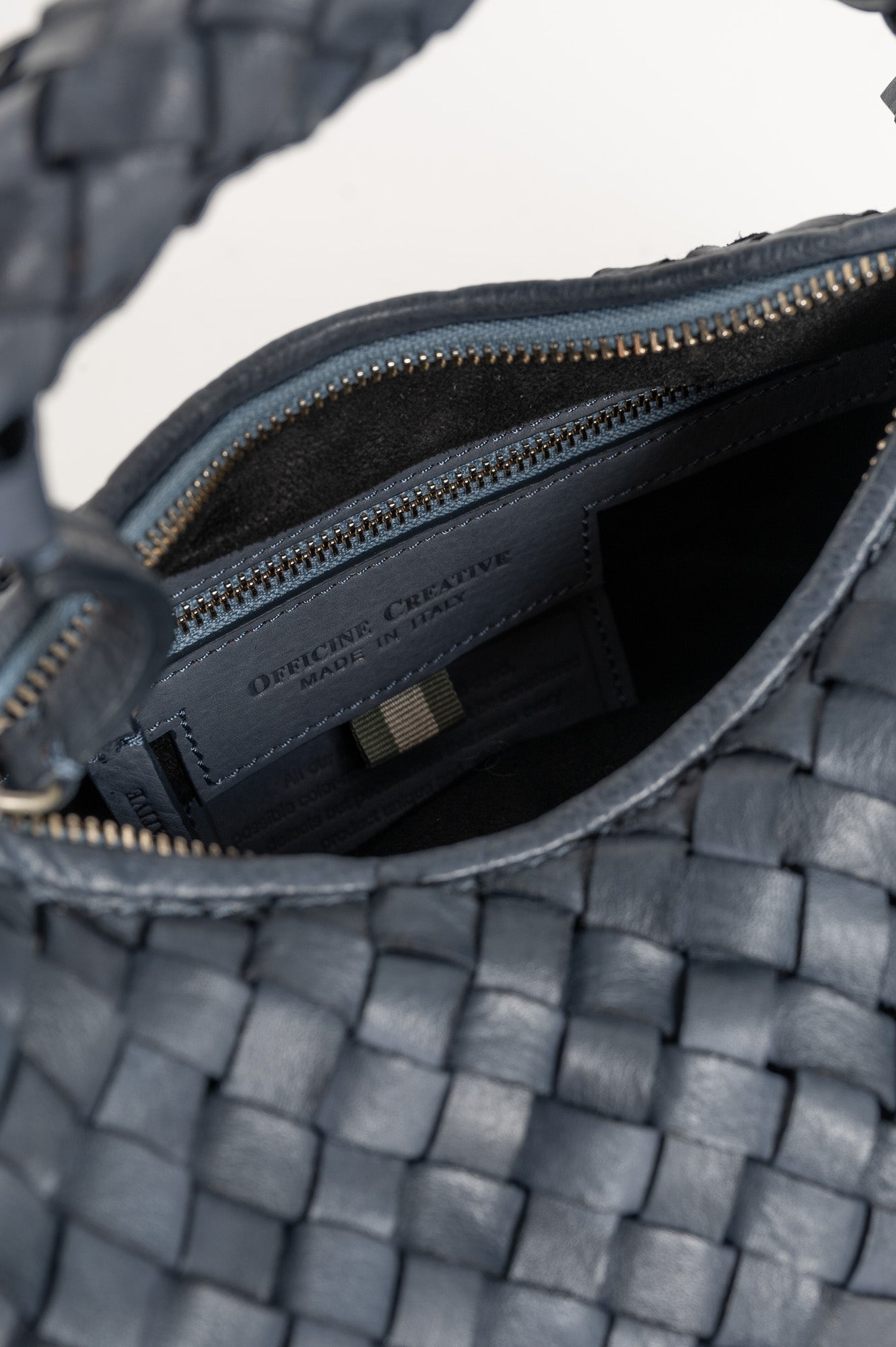 Handle Bag Bolina 144 | Navy Blue Leather