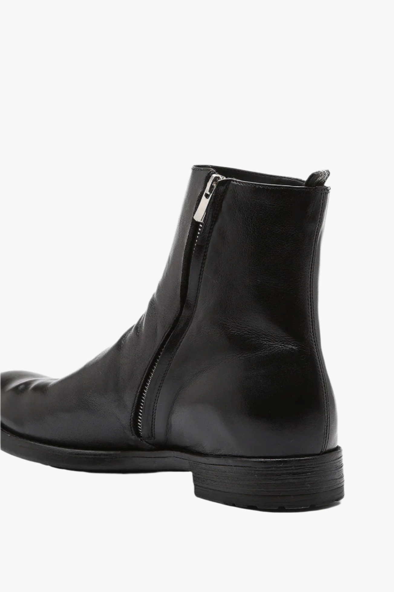 Men's Zipper Boot Hive | Black Washed Buffalo