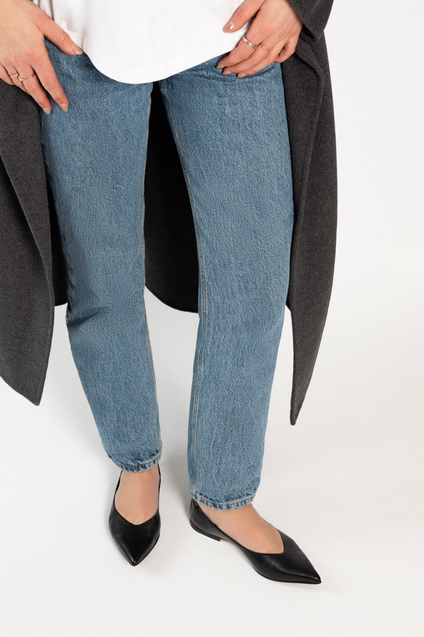 Ballet Flat Ingrid | Black Nappa Leather