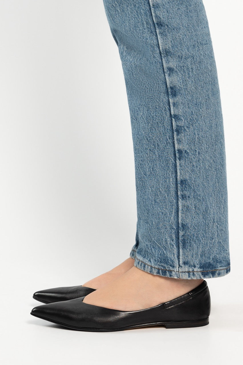 Ballet Flat Ingrid | Black Nappa Leather