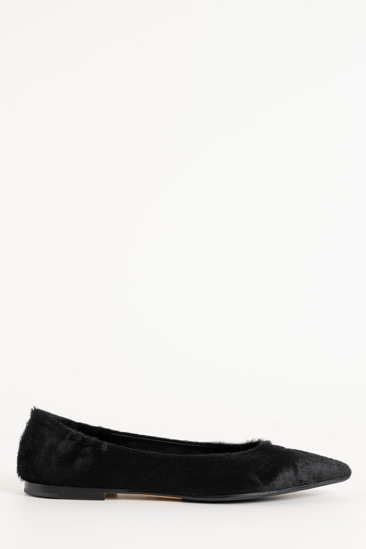 Ballet Flat Ingrid | Black Cavallino Pony