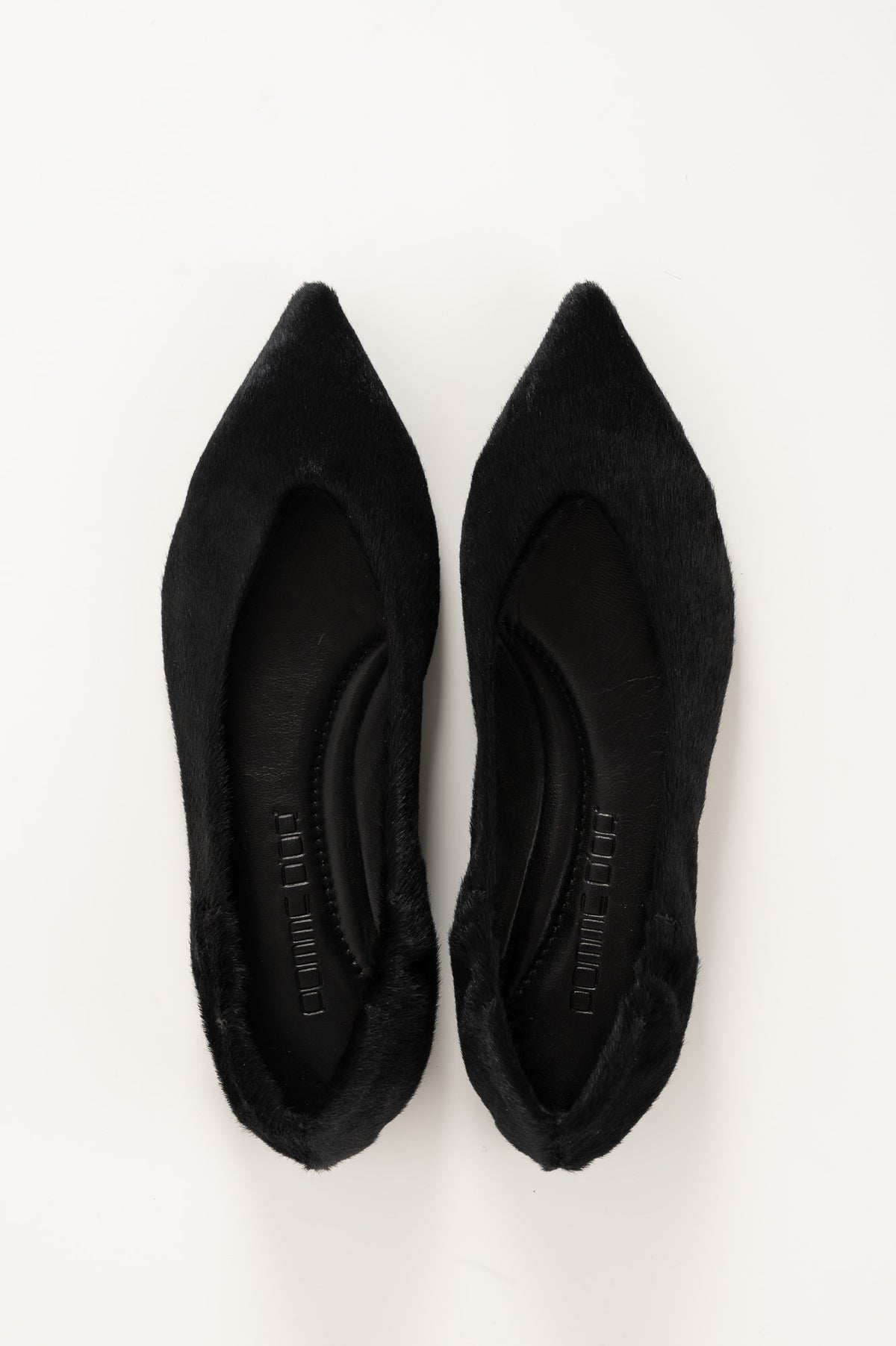 Ballet Flat Ingrid | Black Cavallino Pony