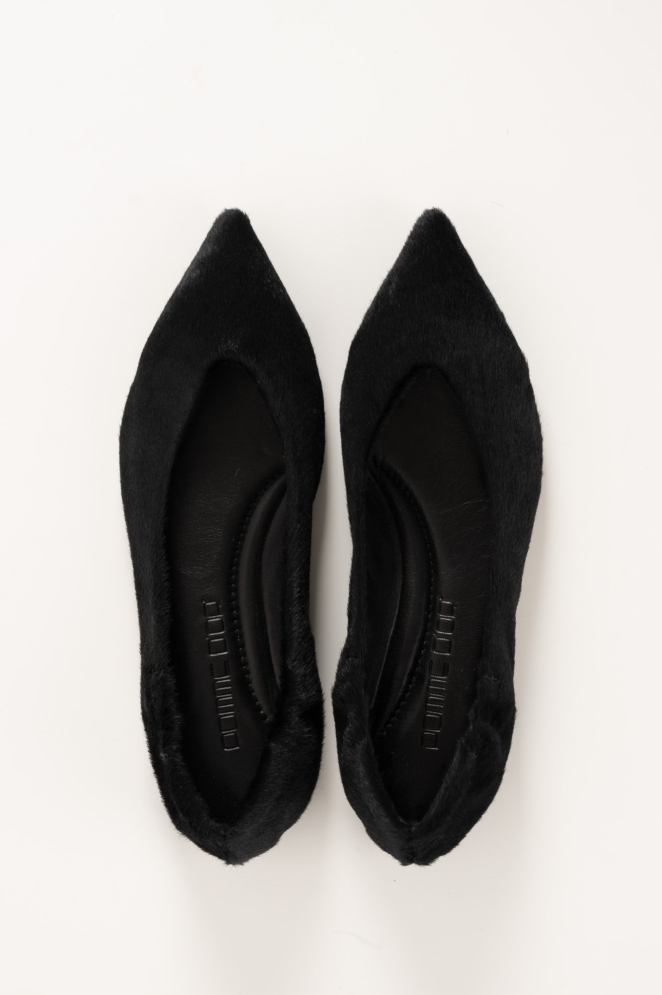 Ballet Flat Ingrid | Black Cavallino Pony