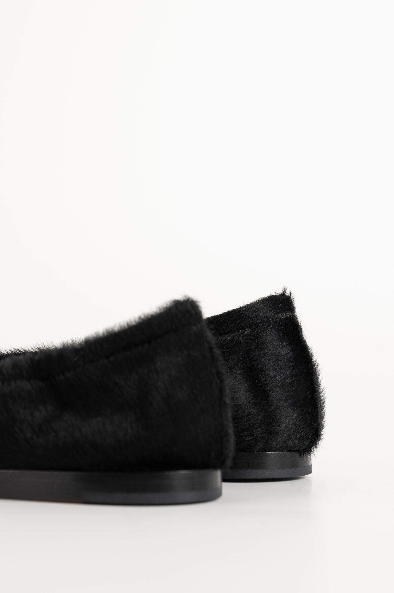 Ballet Flat Ingrid | Black Cavallino Pony