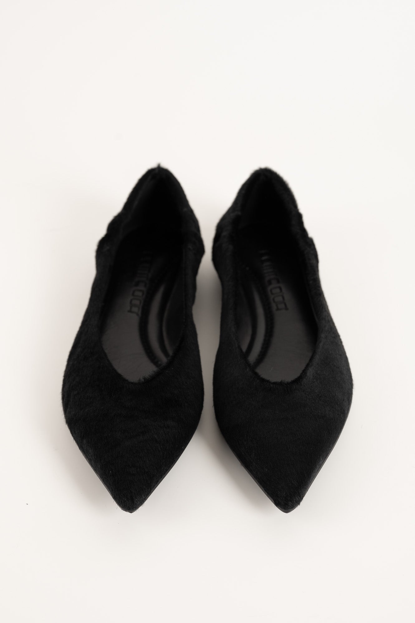 Ballet Flat Ingrid | Black Cavallino Pony
