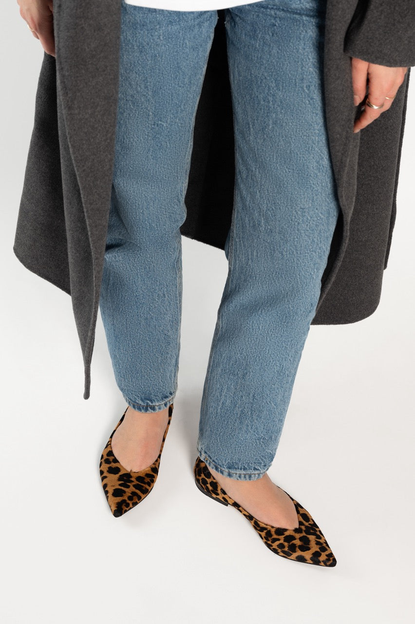 Ballet Flat Ingrid | Leopard Cavallino Pony