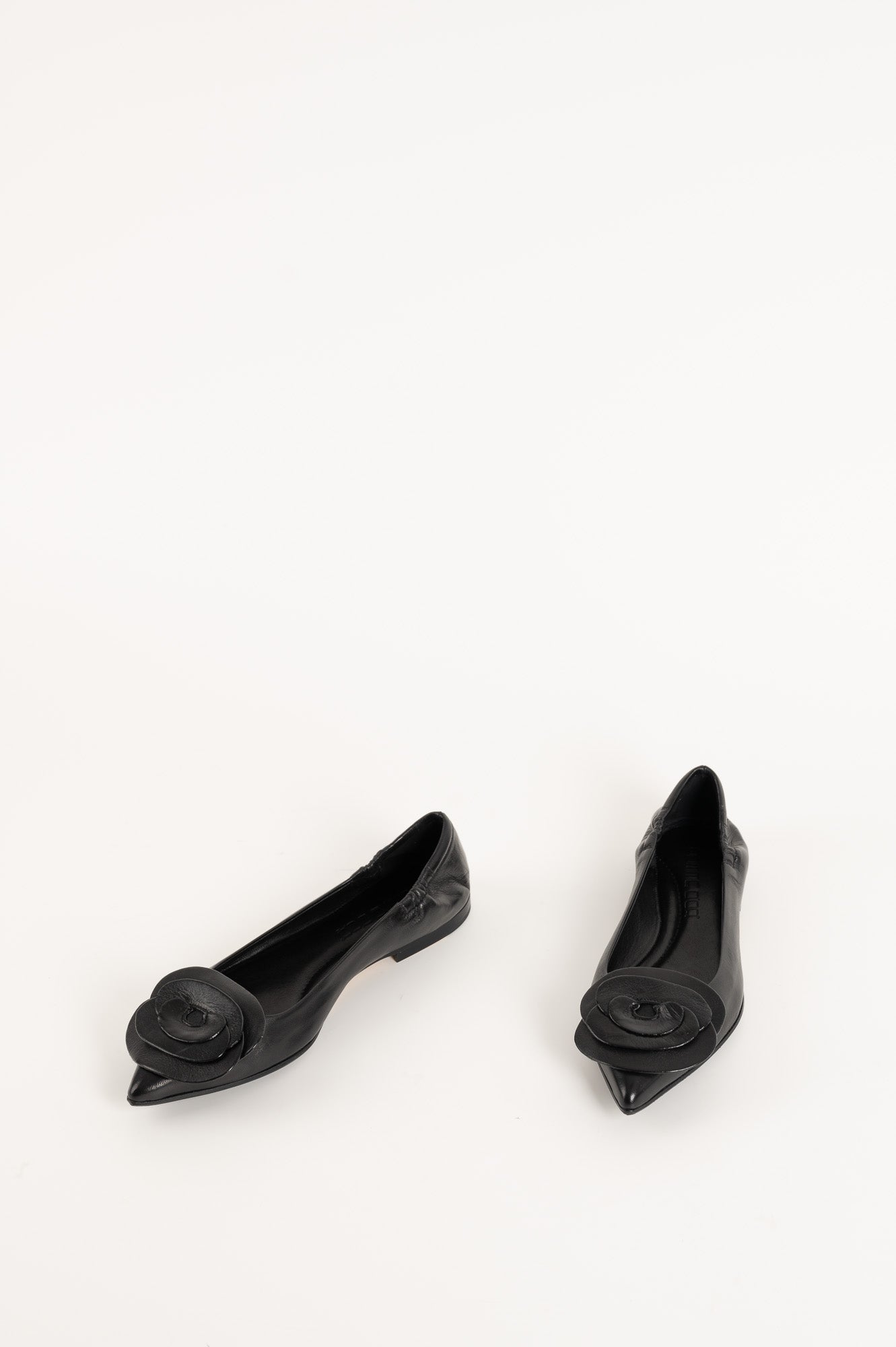 Ballet Flat Ingrid 015 | Black Nappa Leather
