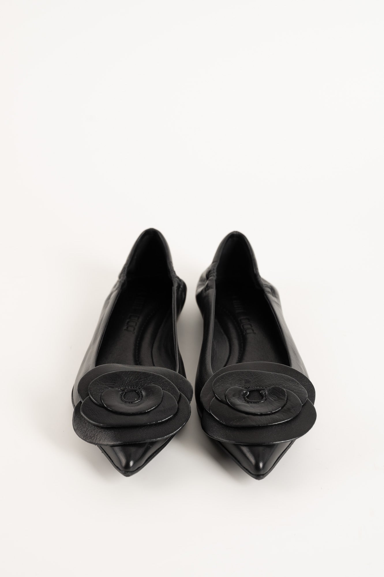 Ballet Flat Ingrid 015 | Black Nappa Leather