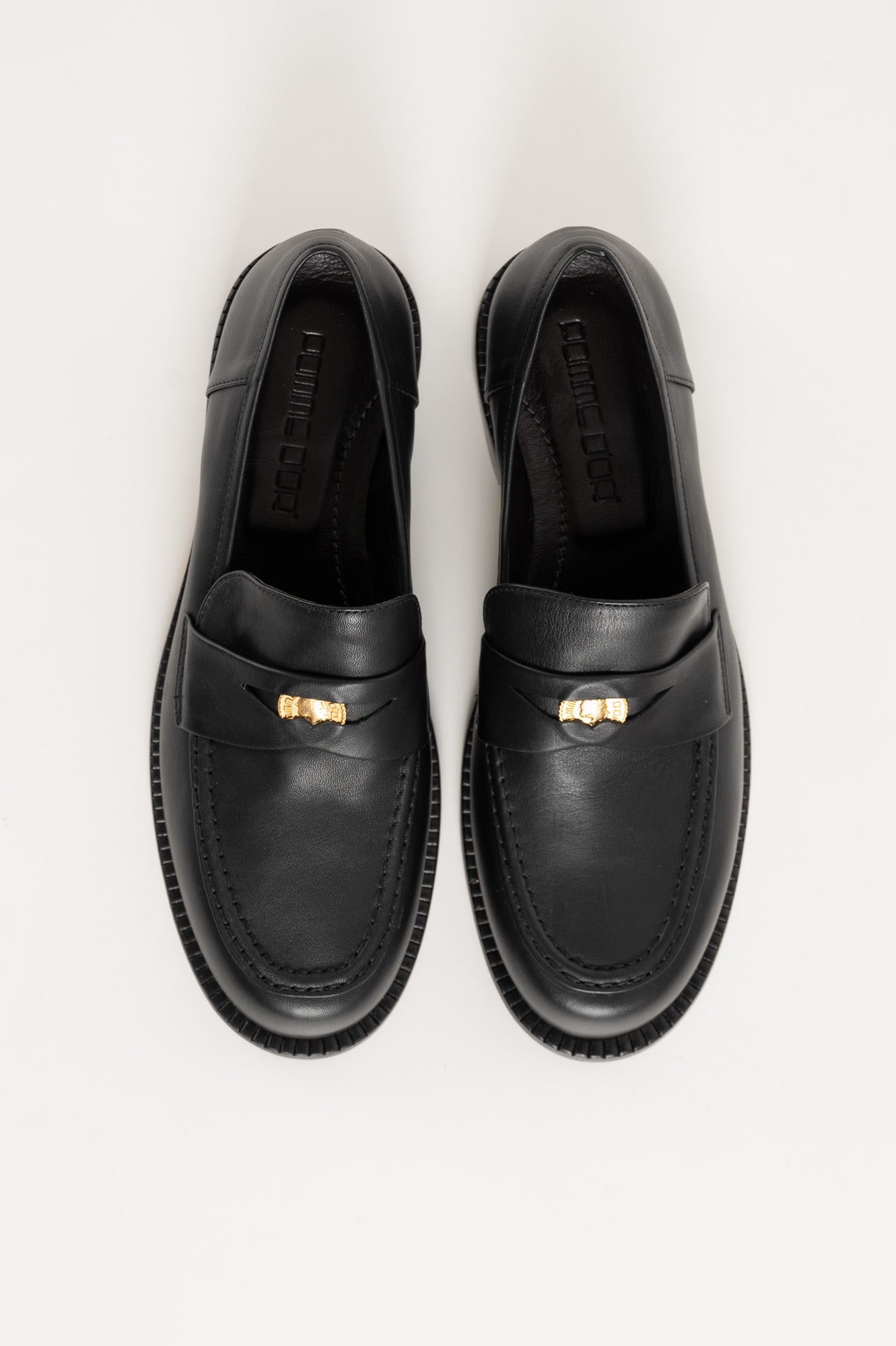 Penny Loafer Blair | Charcoal Black Leather