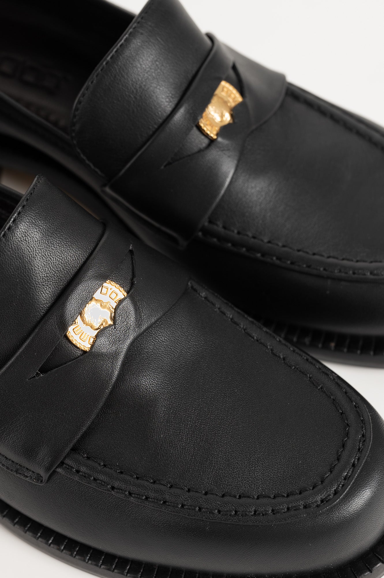 Penny Loafer Blair | Charcoal Black Leather