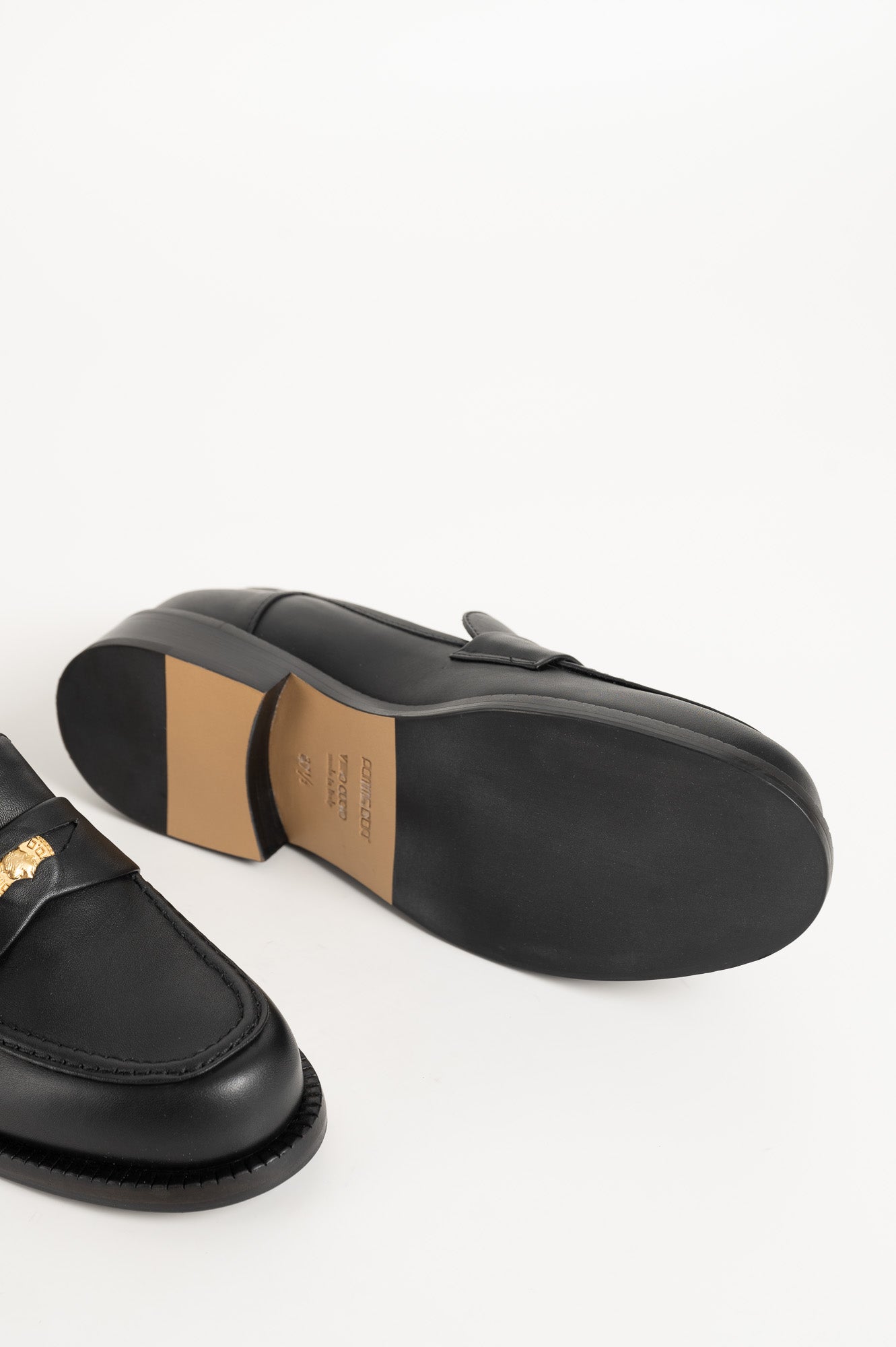 Penny Loafer Blair | Charcoal Black Leather