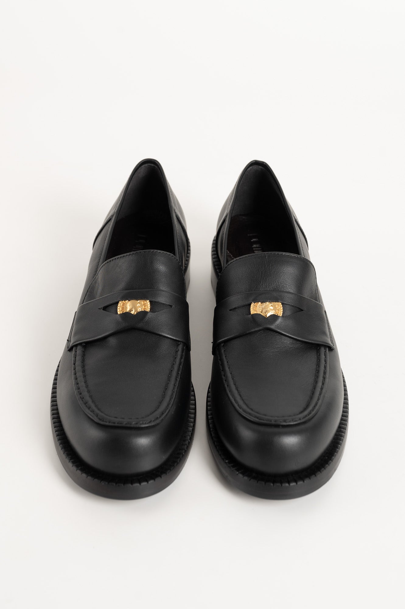 Penny Loafer Blair | Charcoal Black Leather