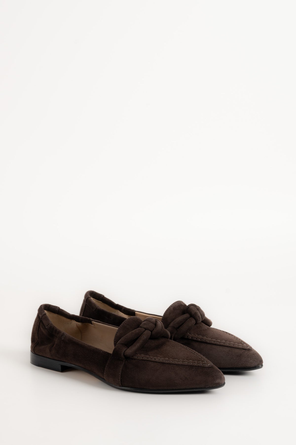 Knot Loafer Grace | Coffee Brown Suede