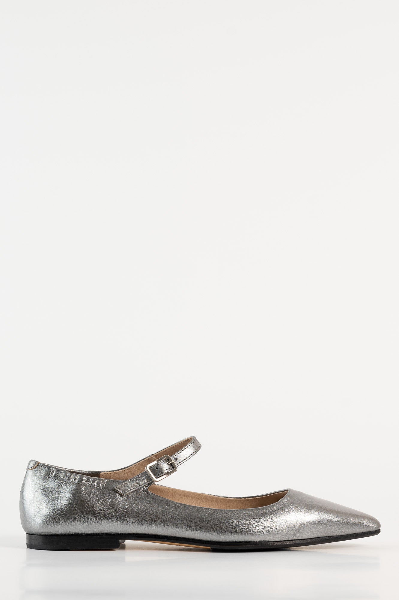 Mary Jane Flat Ingrid 791 | Silver Skinn