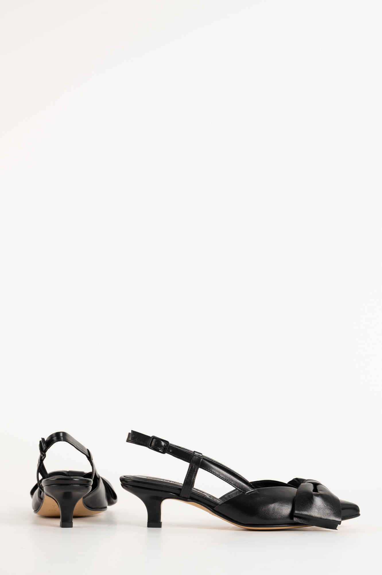 Slingback Pump Elodie | Black Nappa Leather