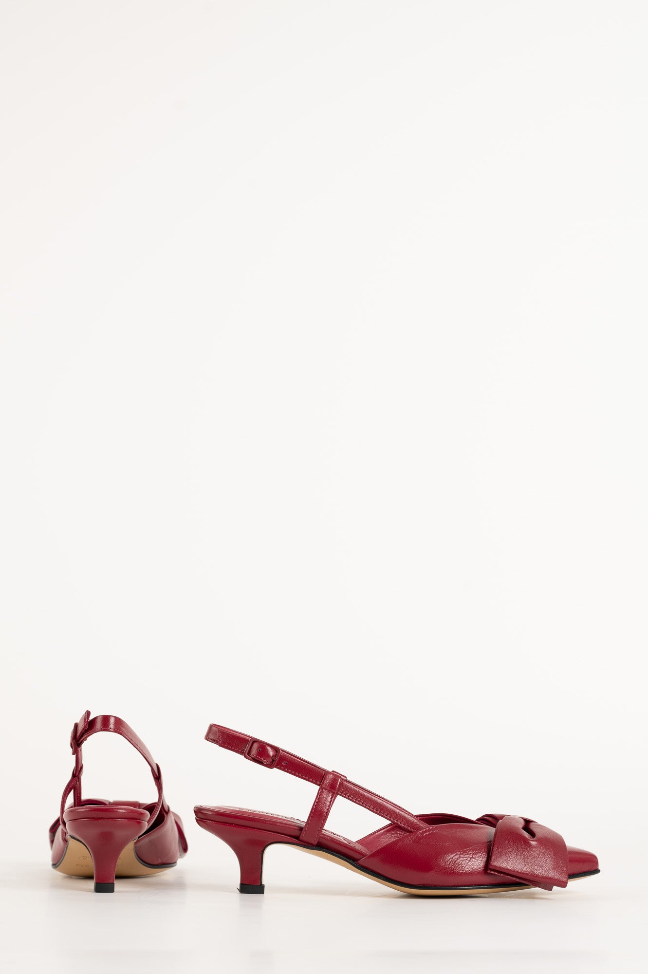 Slingback Pump Elodie | Cranberry Nappa Leather