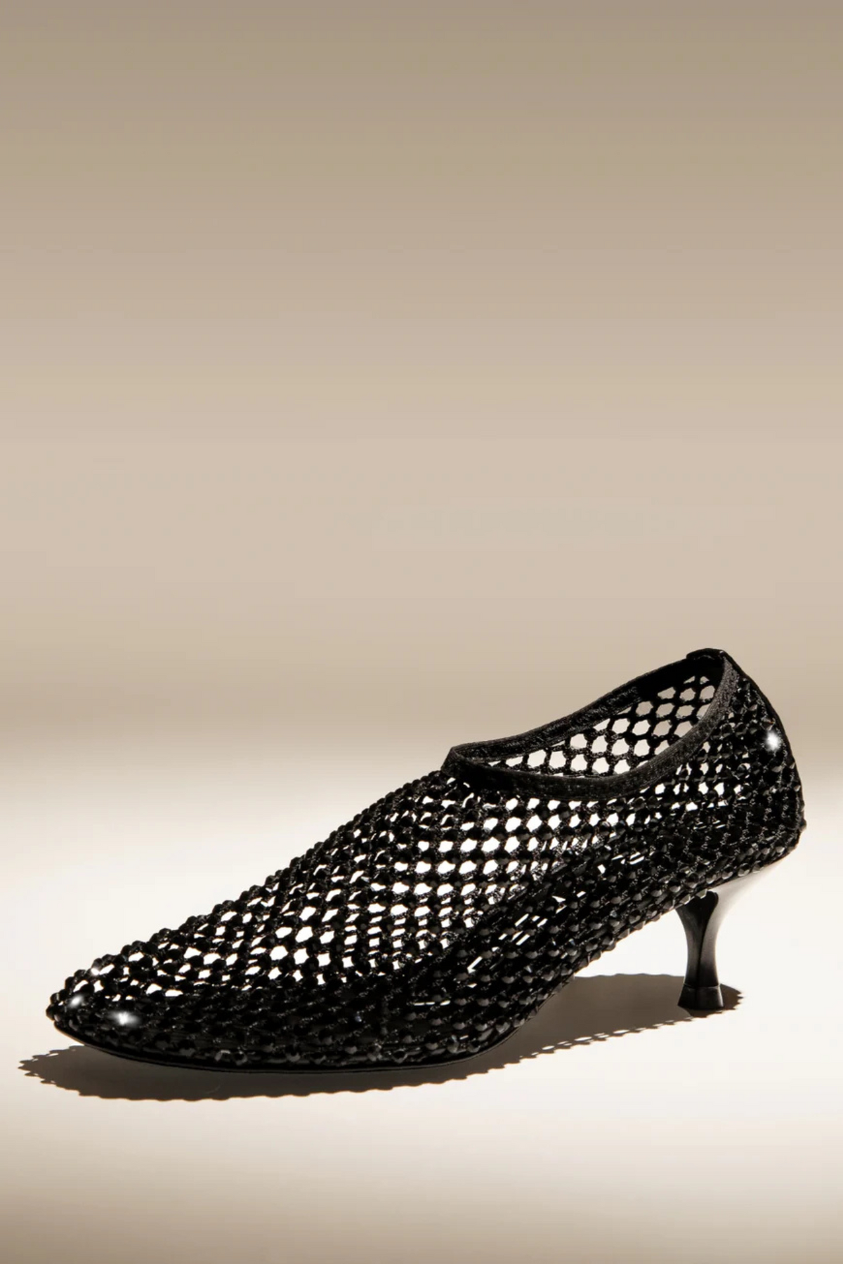 Crystal Pump Jewels | Black Strass