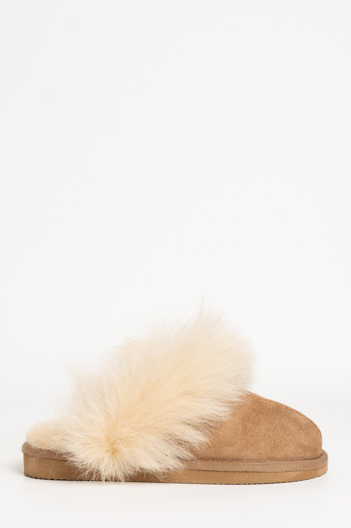 Slipper Evelina | Brown Shearling