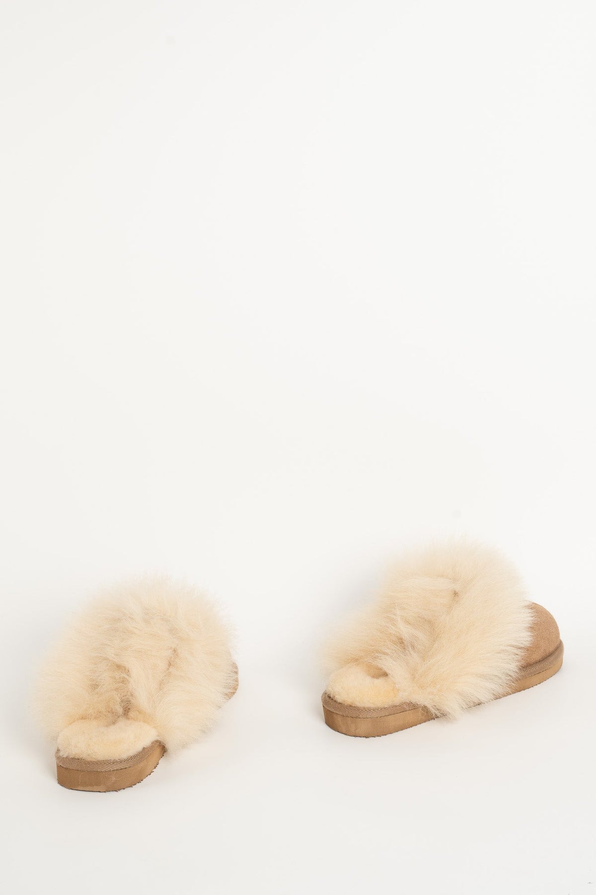 Slipper Evelina | Brown Shearling