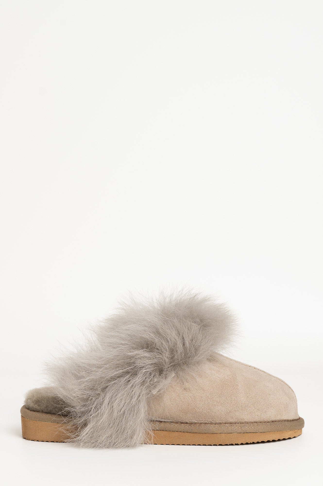 Slipper Evelina | Grey Shearling