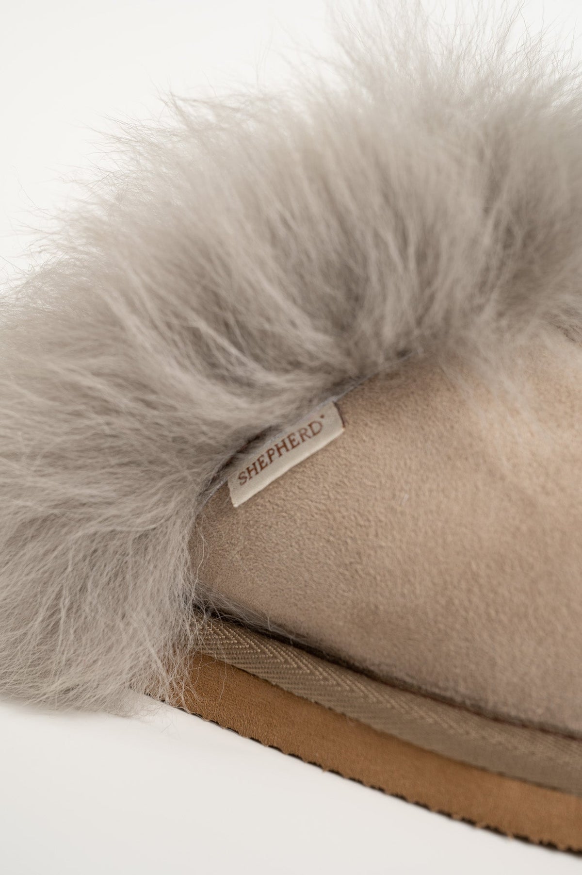 Slipper Evelina | Grey Shearling