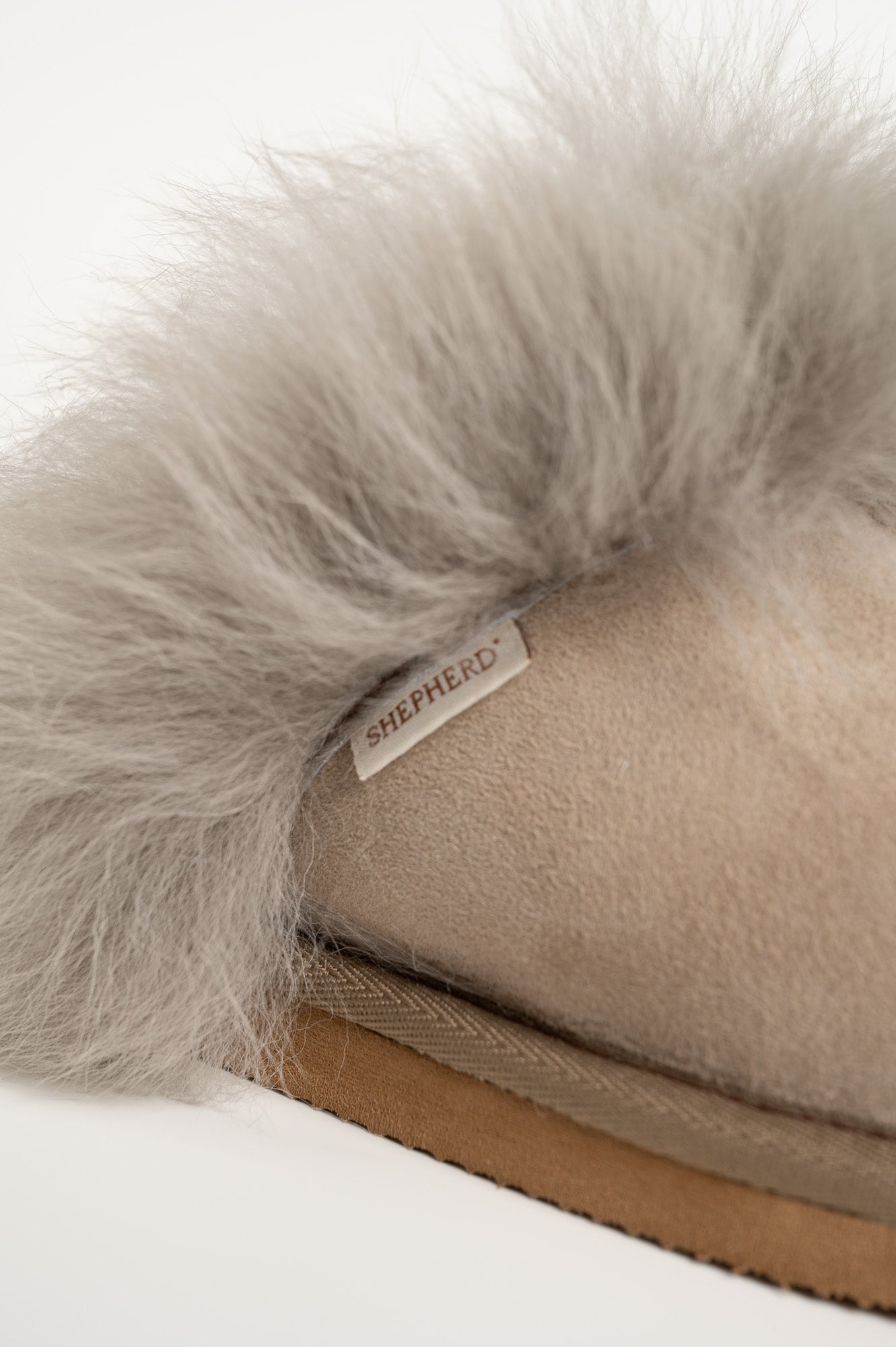 Slipper Evelina | Grey Shearling