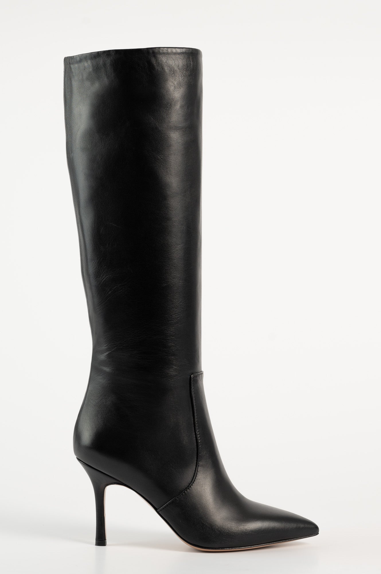 Stiletto High Boot Calina | Black Nappa Leather