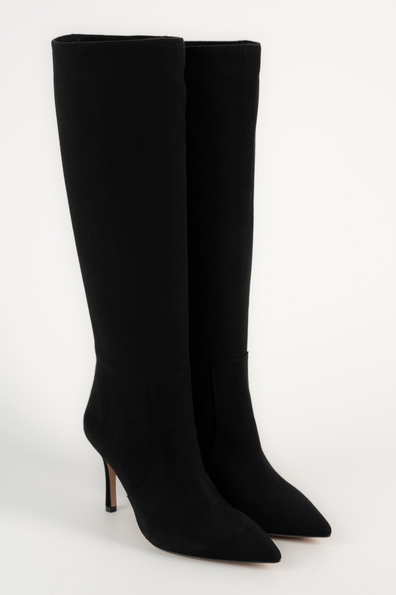 Stiletto High Boot Calina | Black Suede