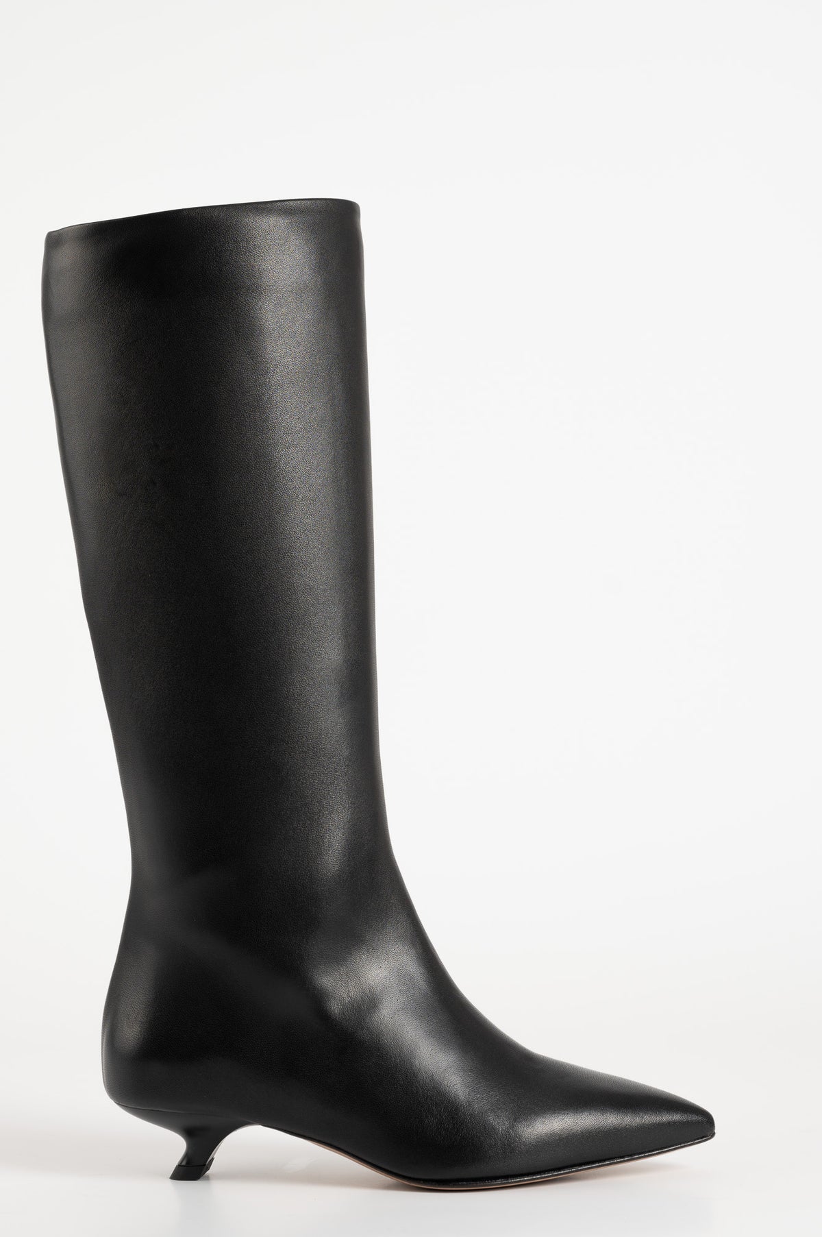 High Boot Enigma | Black Nappa Leather