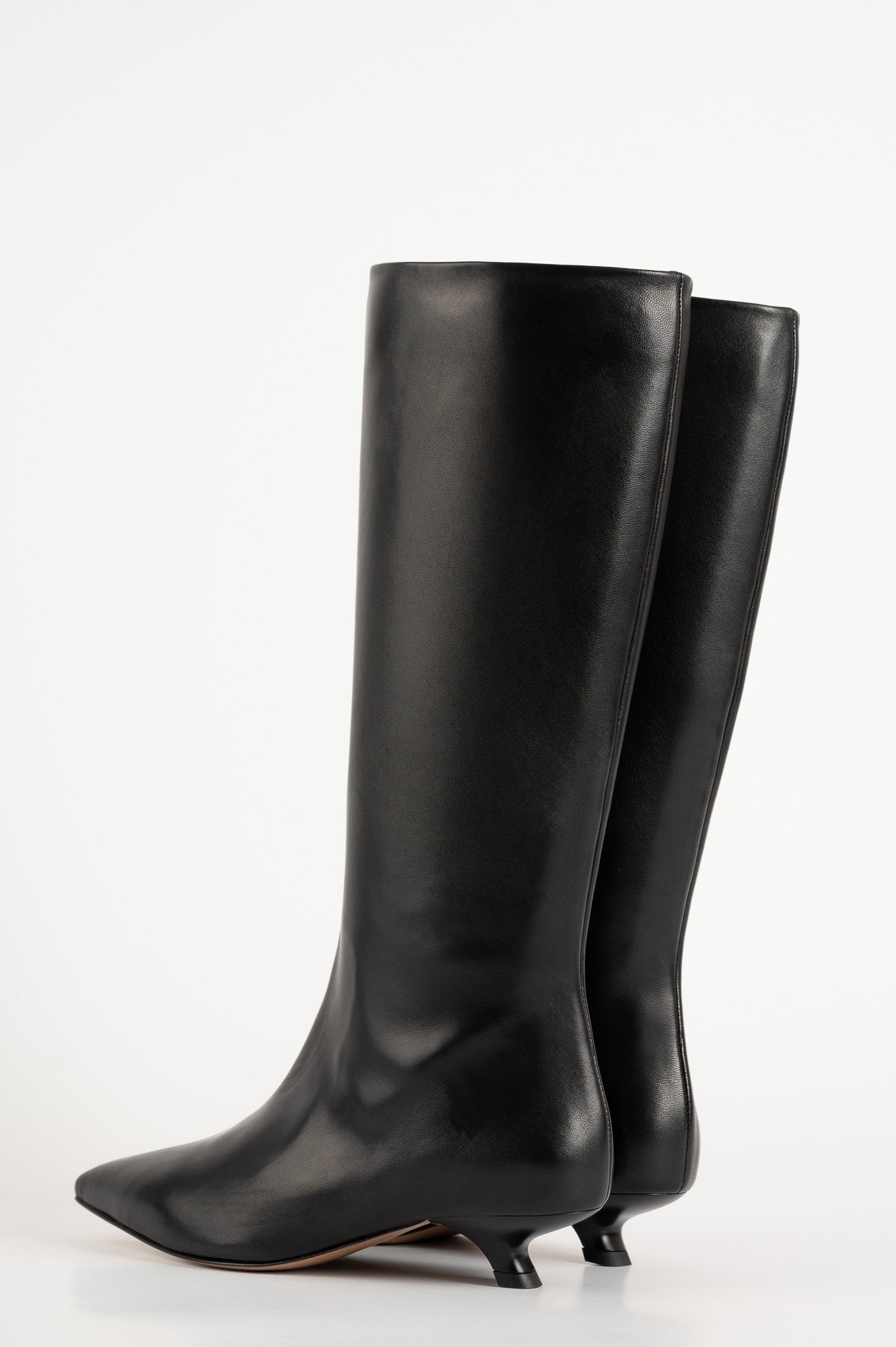 High Boot Enigma | Black Nappa Leather