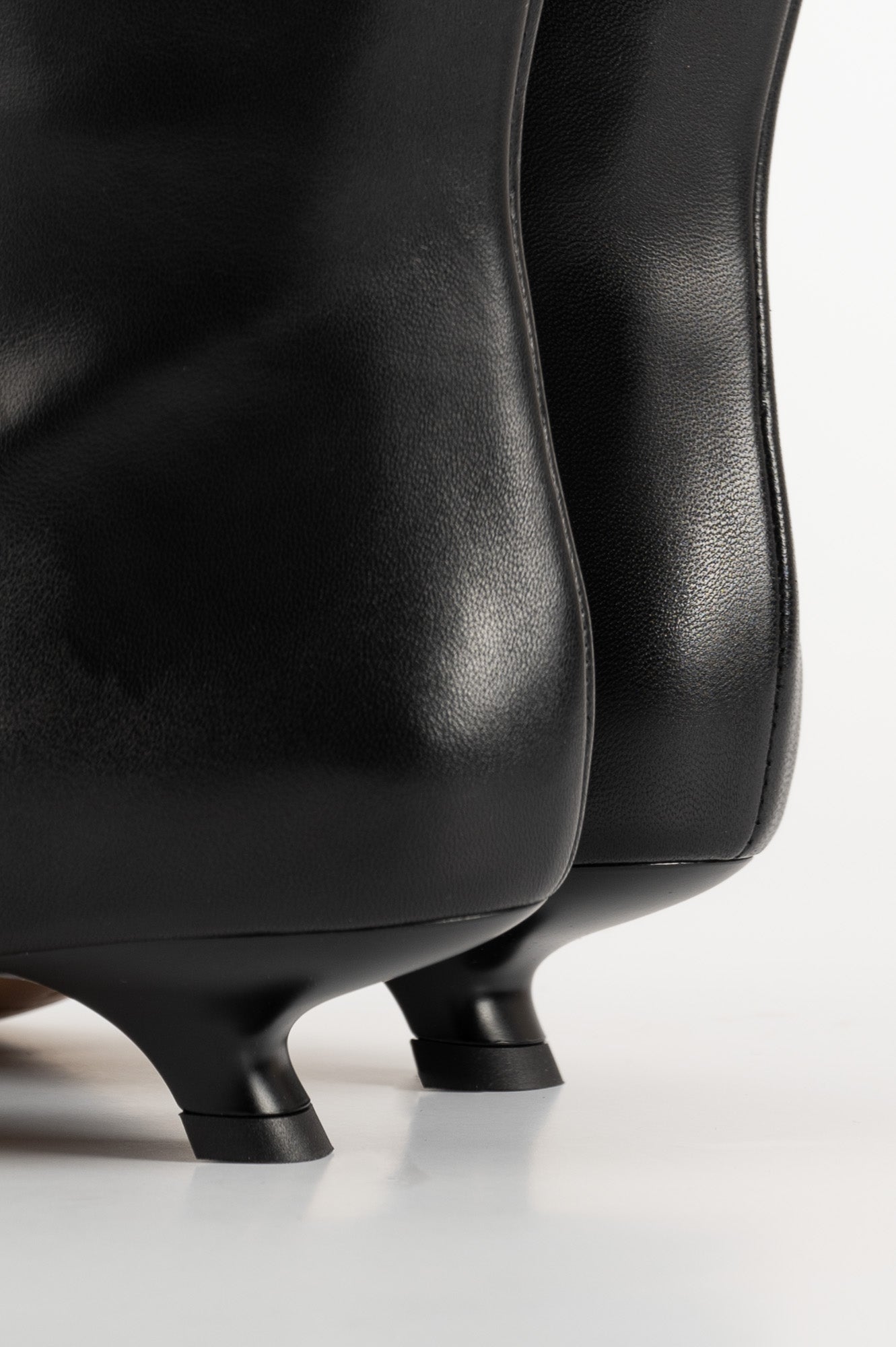 High Boot Enigma | Black Nappa Leather