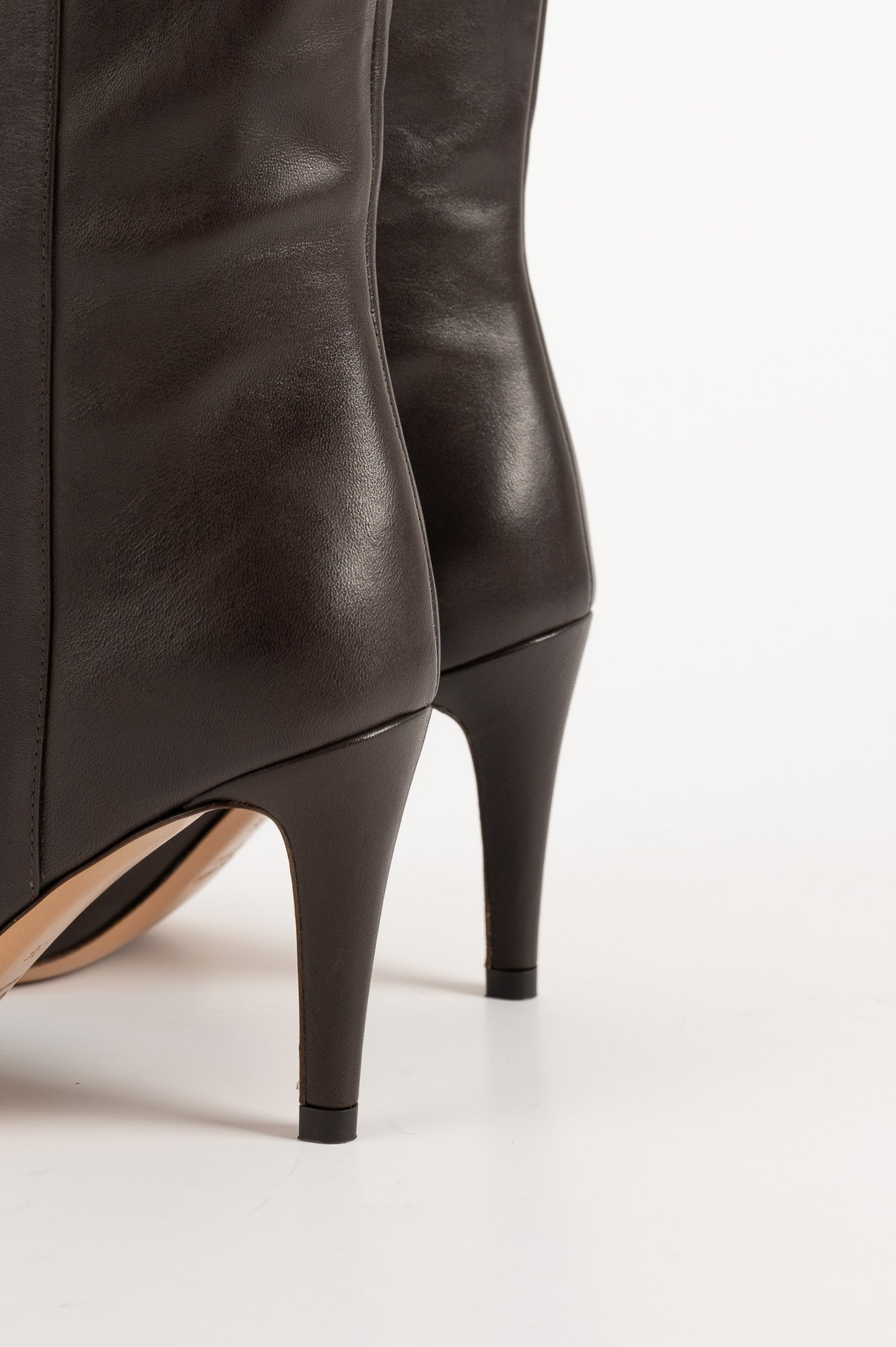 High Boot Stella | Dark Brown Nappa Leather