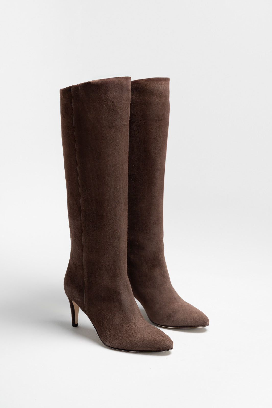 High Boot Stella | Chocolate Brown Suede
