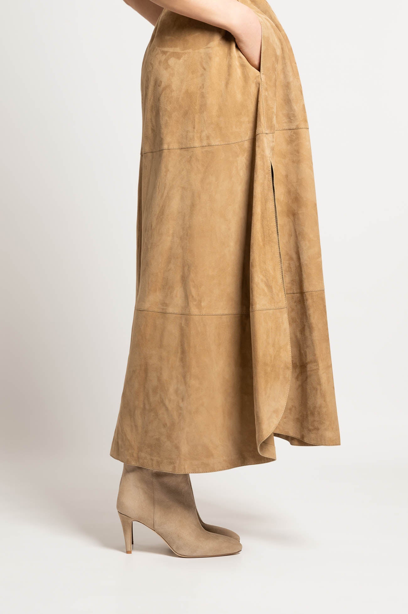 Ankle Boot Sasha | Sand Beige Suede