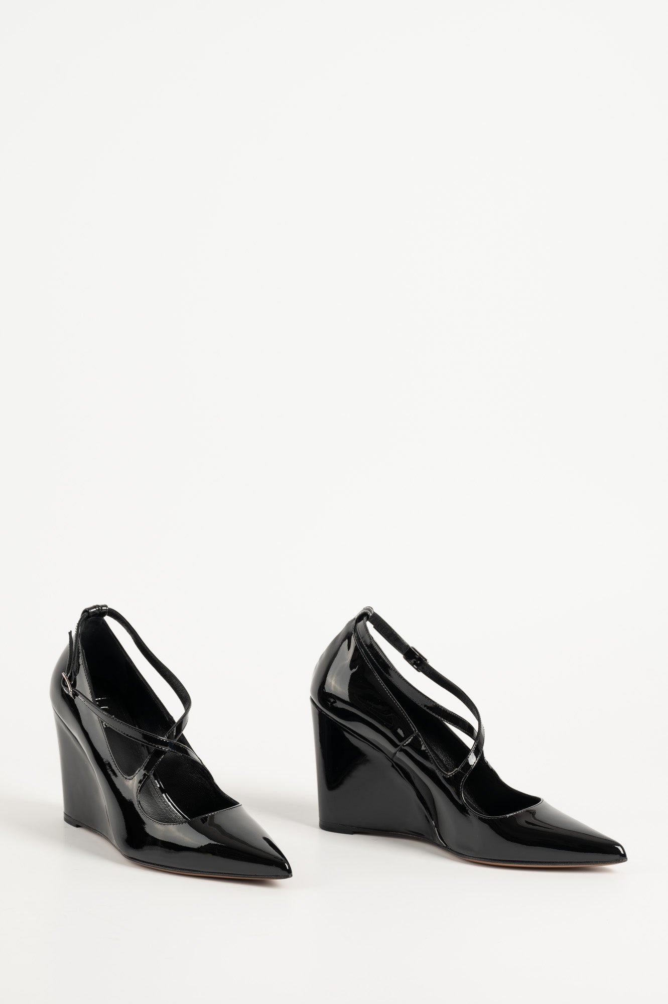 Wedge Pump Alessia | Black Patent Leather