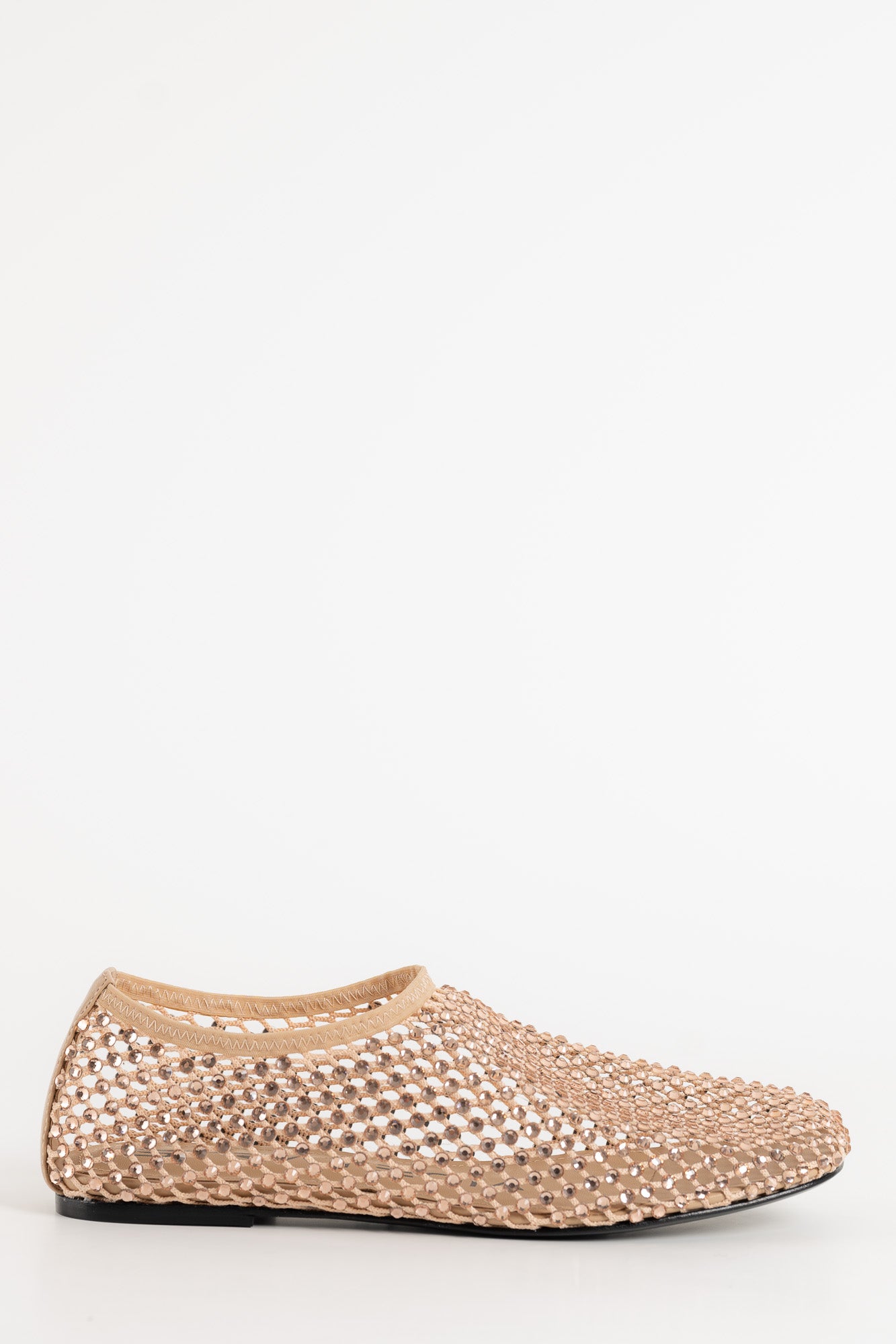 Flat Ballerina Bijoux 011 | Sand Strass
