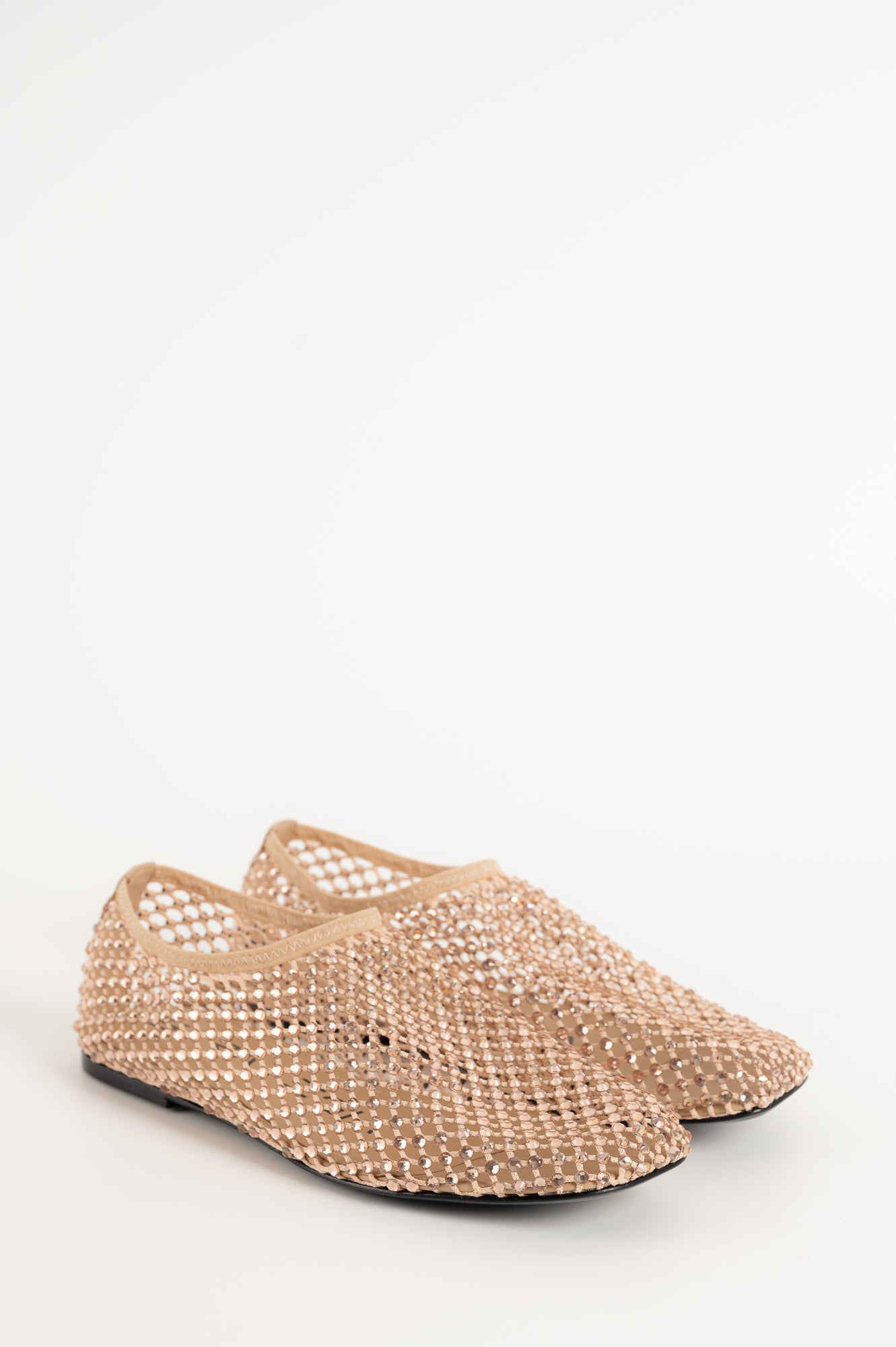 Flat Ballerina Bijoux 011 | Sand Strass