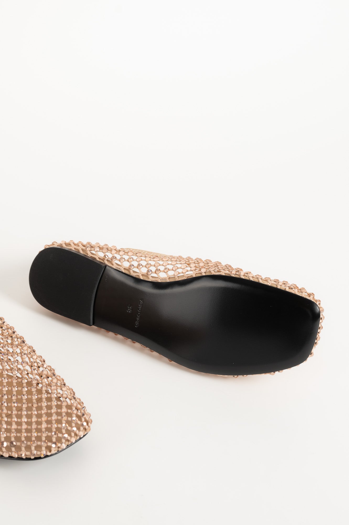 Flat Ballerina Bijoux 011 | Sand Strass