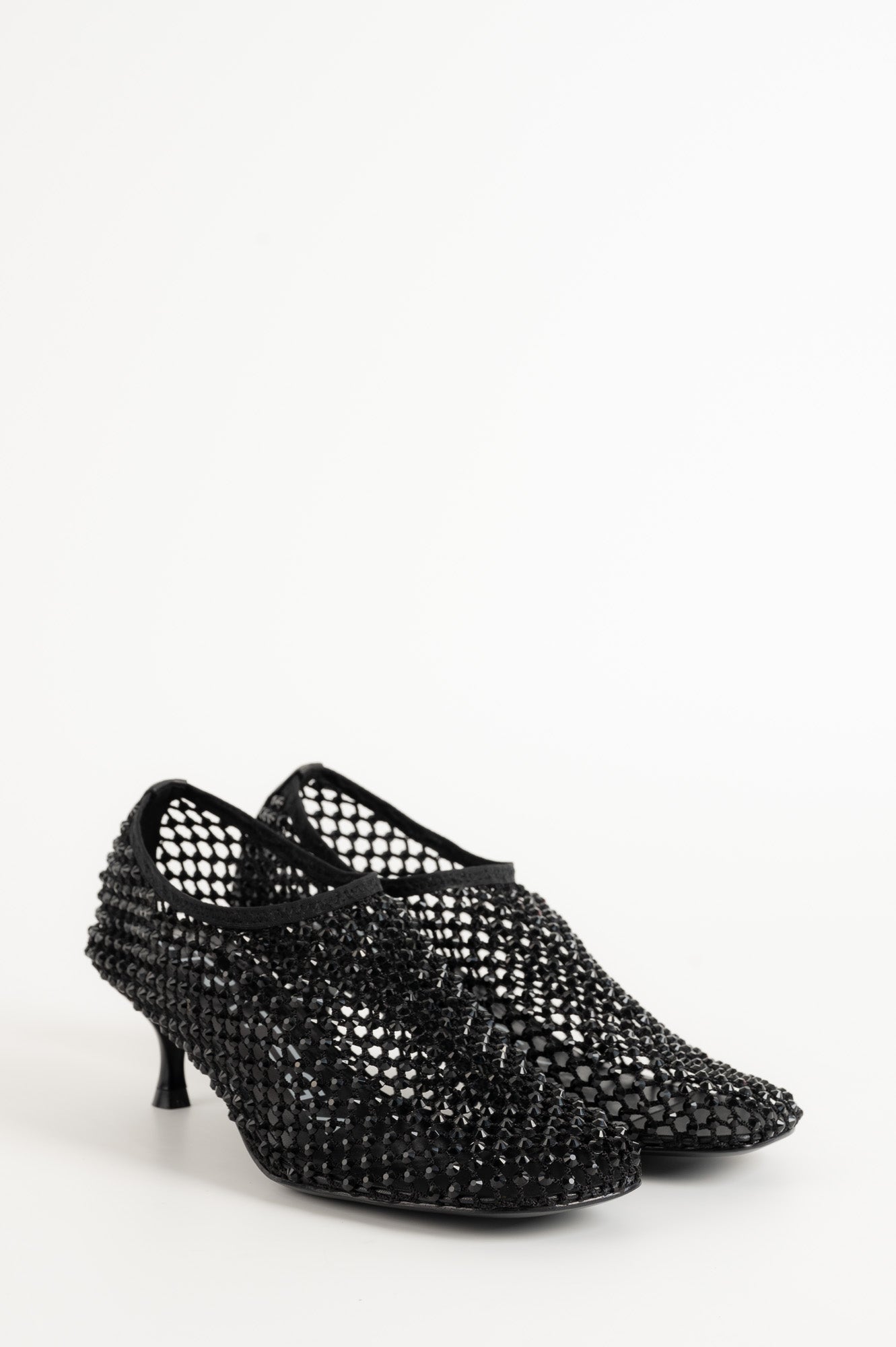 Crystal Pump Jewels | Black Strass