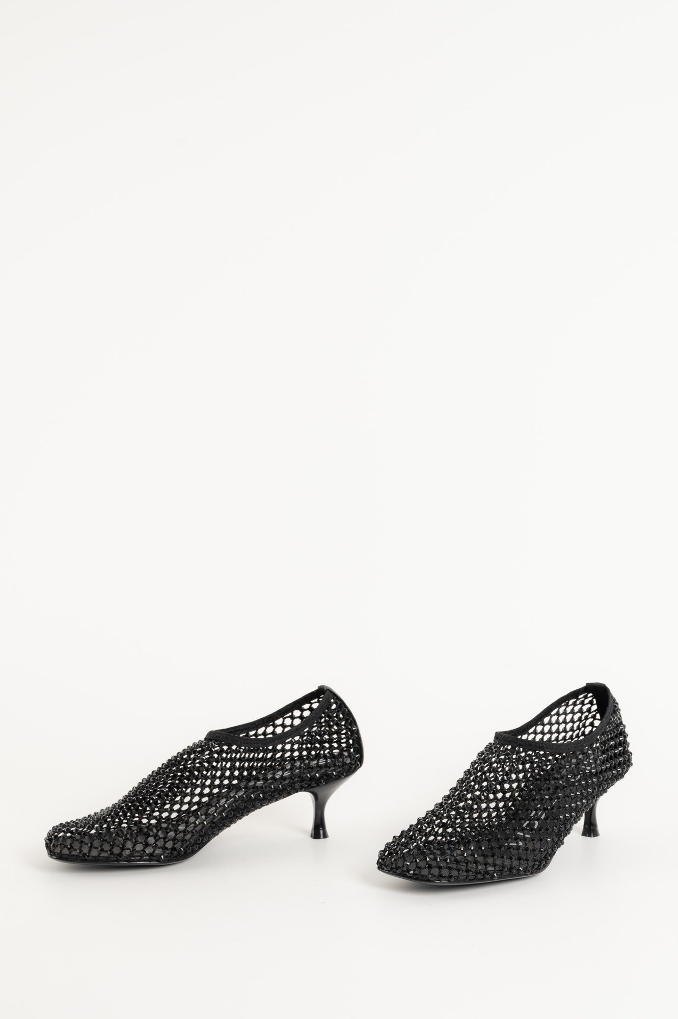Crystal Pump Jewels | Black Strass