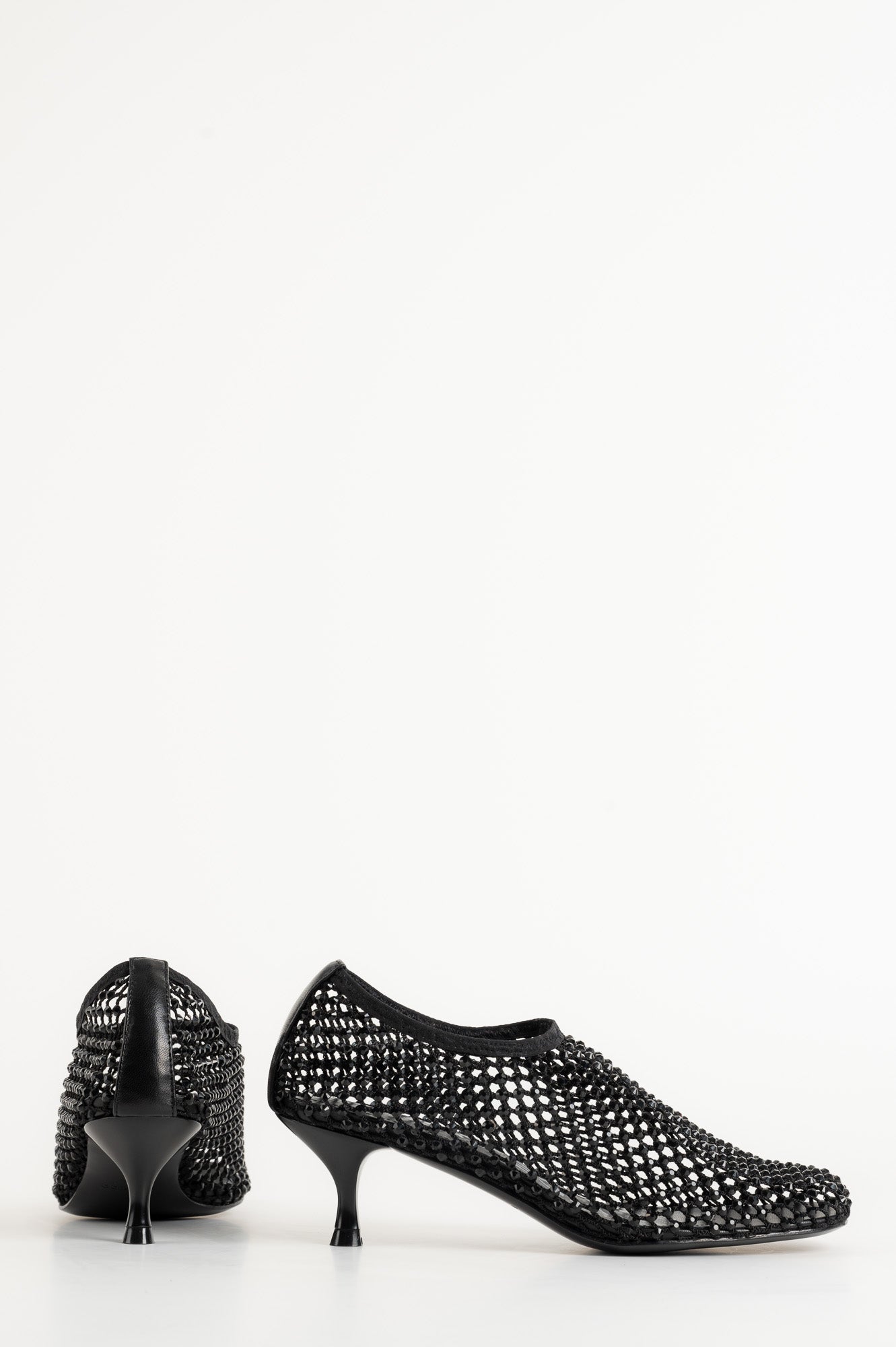 Crystal Pump Jewels | Black Strass